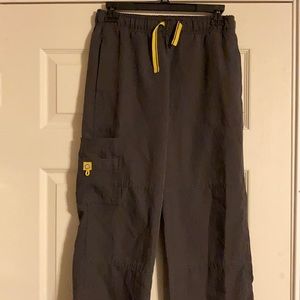 Medium four stretch pewter grey scrubs